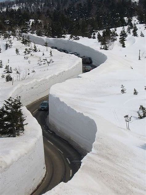 Japan Snow Roadway