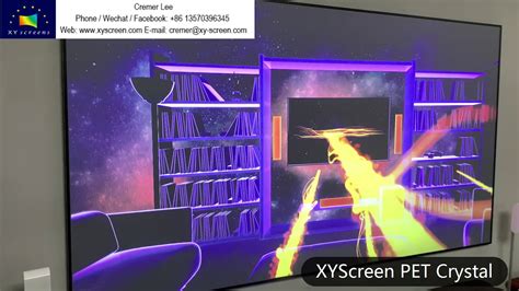 Xy Screen Pet Crystal The Best Screen For The Ust Laser Projector
