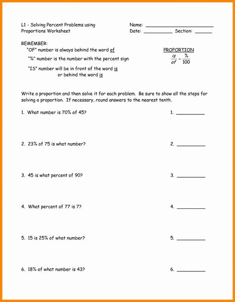 7th Grade Math Worksheets Free