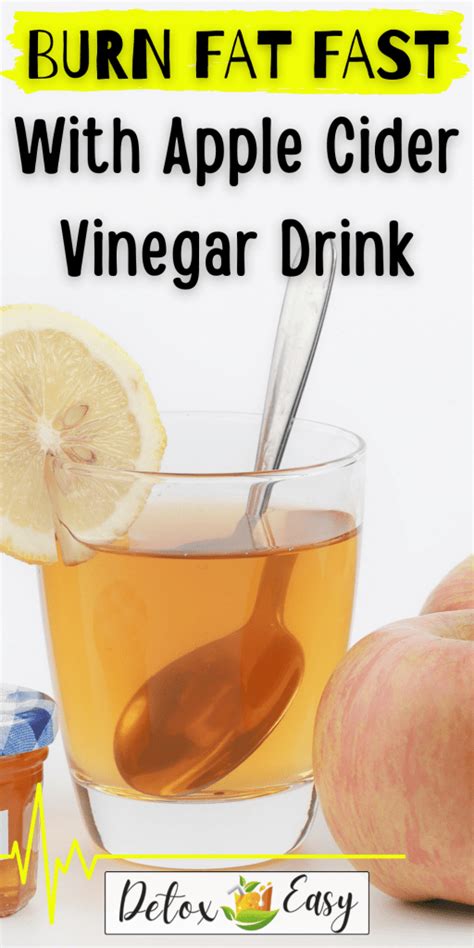 drinking apple cider vinegar can help you lose weight fast detox easy