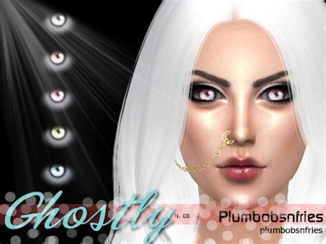 Ghostly Eyes N08 By Plumbobs N Fries Sims 4 Eyes