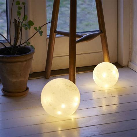 Glowing Orb Lights Orb Light Battery Operated Table Lamps Battery