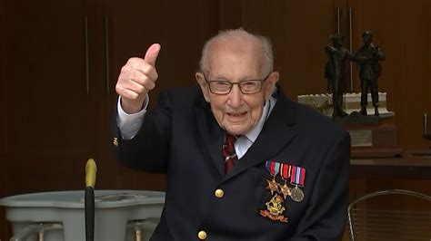 Captain Tom Moore Made A Colonel On His 100th Birthday Youtube