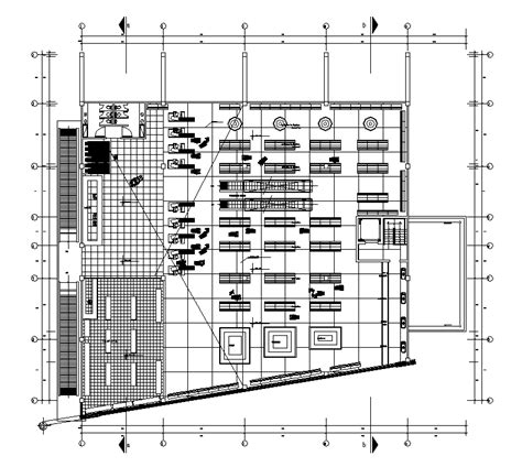 Groceries Mall Layout Plan Autocad Drawing Dwg File Cadbull