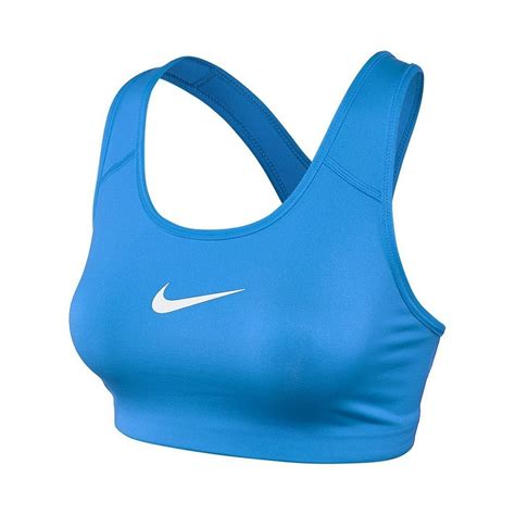 Nike Nike Womens Dri Fit Swoosh Training Sports Bra Photo Blue