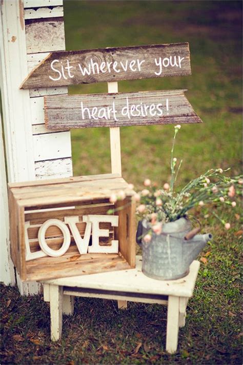 30 Awesome Rustic Wedding Sign Ideas Blog