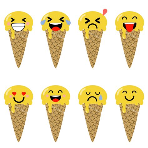 Emoji Ice Cream Clipart Payhip