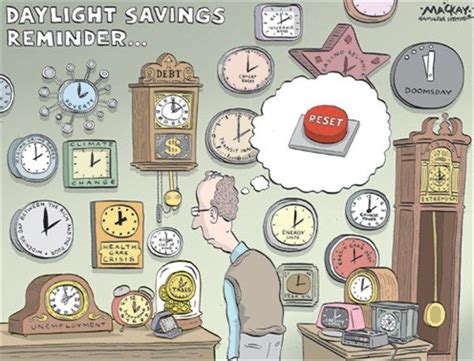 Daylight Savings Reminder Cartoons Daylight Savings Time Time