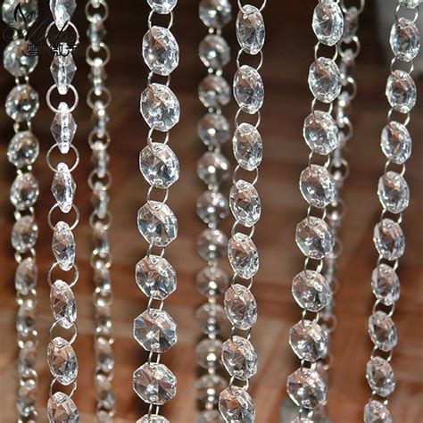 Strand Acrylic Crystal Bead Hanging Beads Clear Garland Chandelier