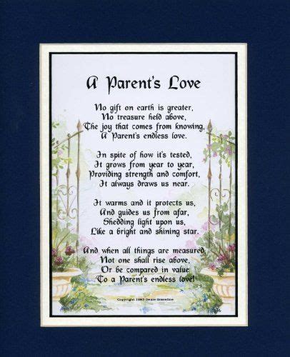 A Parents Love Mom And Dad Poems Parents Poem Dad Poems