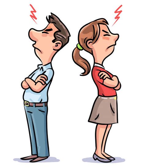 7100 Angry Couple Stock Illustrations Royalty Free Vector Graphics