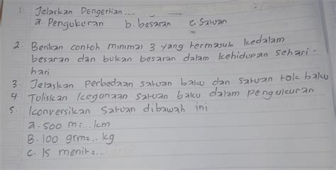 Contoh-contoh Satuan Baku - MENGULIKBANTEN