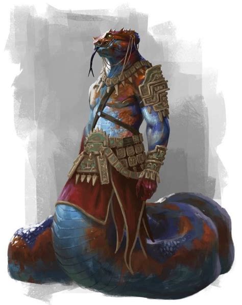 Dungeons And Dragons Yuan Ti Inspirational Character Art Character