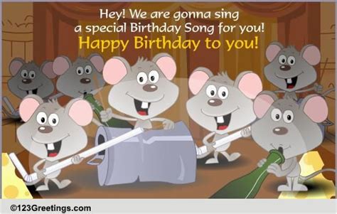Free Email Birthday Cards Funny With Music A Special Birthday Song Free