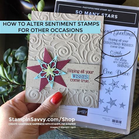 How To Alter Sentiment Stamps For Other Occasions