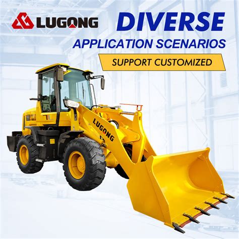Iso Approved 76kw Lugong Backhoe Excavator Grapple Log Articulated