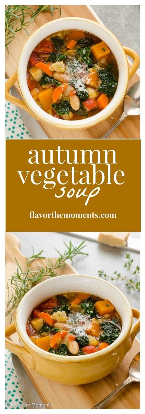 Autumn Vegetable Soup Is Packed With Fall Veggies Herbs And White