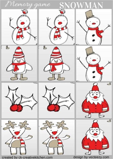 To play a game, tap the cards to turn them over one by one, and then match each english word up with the correct picture. Christmas ornament and snowman - Memory game free ...