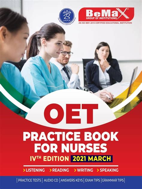Oet Practice Book For Nurses Bemax Academy Kollam Pathananthitta