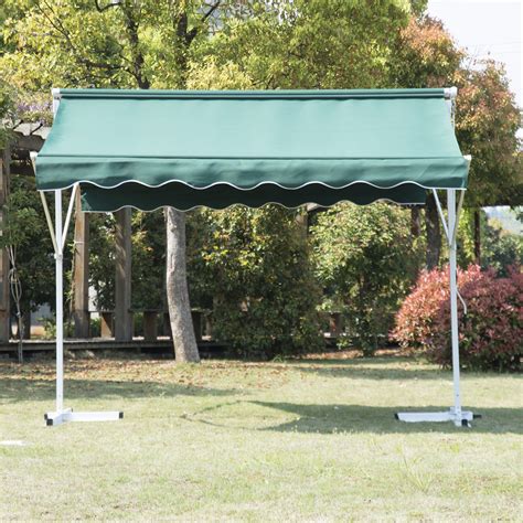 Check spelling or type a new query. Outsunny Double Sided Patio Manual Awning Sun Canopy Shade ...