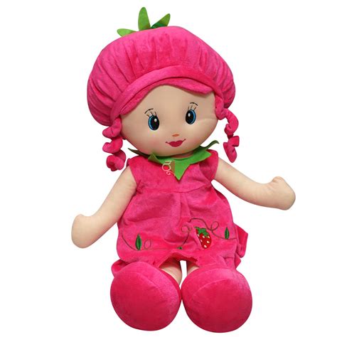 Candy Doll Stuffed Cute Little Strawberry Pink Candy Doll For Kids