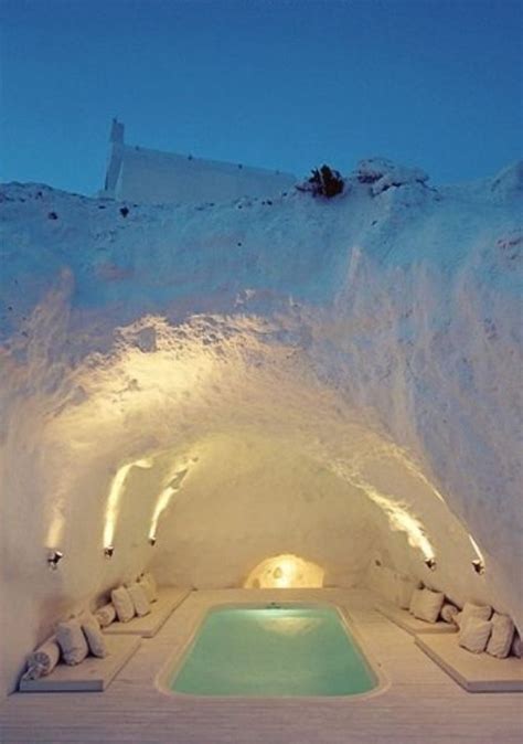 Spa Cave Santorini Greece Places To Travel Places To Visit