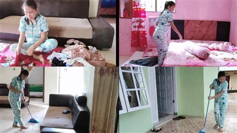 Bersih Bersih Kamar Nyapu Lantai And Lipat Pakaian Keseharian Ibu Rumah Tangga Diary Mama