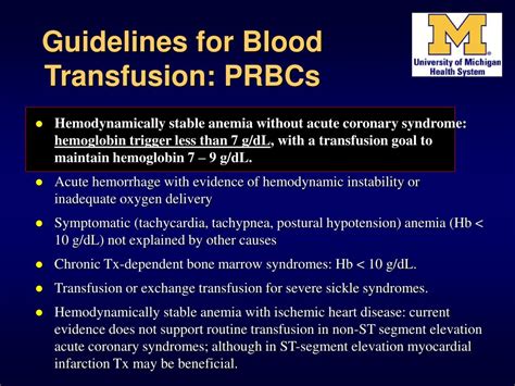 Ppt Blood Transfusion New Guidelines Powerpoint Presentation Free