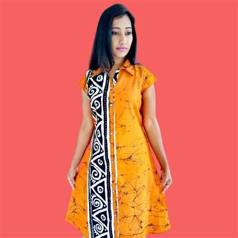 Ladies High Quality Custom Batik Frocks High Quality Traditional