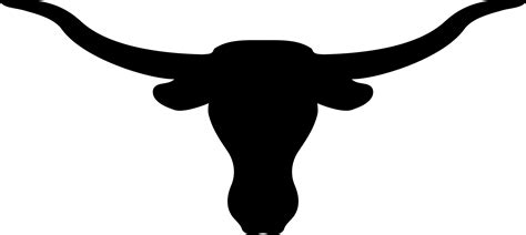 Longhorn Animal Bull Head File Svg Png  Pdf Dxf For Etsy