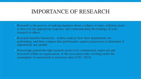 Researchers and statisticians collect data from respondents using various online research techniques. Importance of research