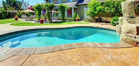 Stamped Concrete Pool Deck Elevate Your Outdoor Paradise With Artistic Flair Pool Deck