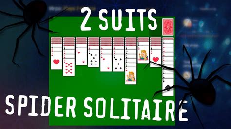 Spider Solitaire 2 Suits On Gamezz Online 🕸 Youtube