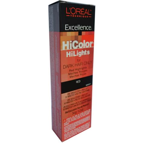 l oreal excellence hicolor red hilights 1 2 oz pack of 6