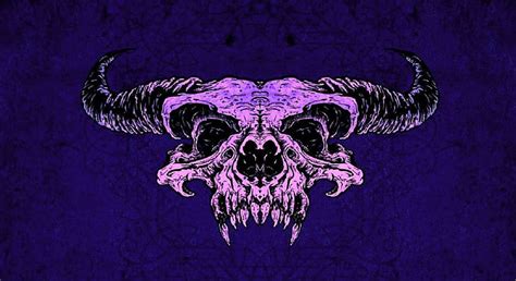 Aggregate More Than 85 Purple Skull Wallpaper Vn