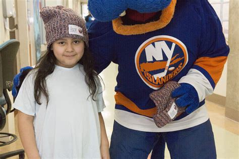 It is also the only mascot that is not costumed. NY Islanders & Love Your Melon Visit Pediatric Patients | Maimonides