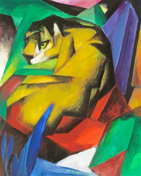Franz Marc The Tiger Paint By Numbers Num Paint Kit