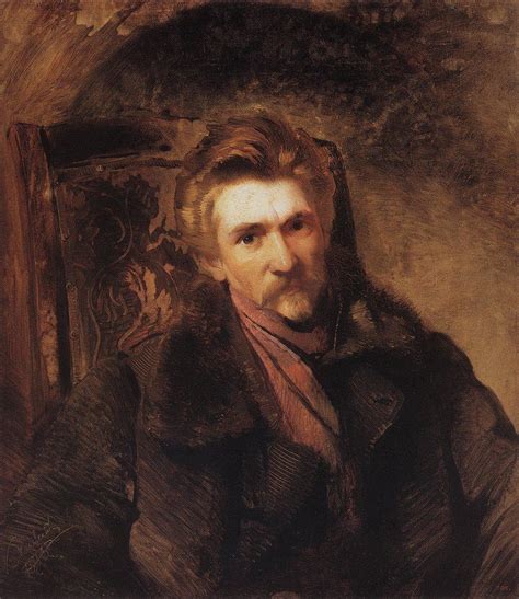 Portrait Of Artist Alexander Popov 1863 Konstantin Makovsky