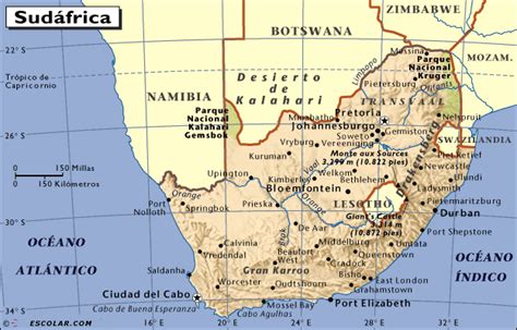 Mapa De SudÁfrica Mapas Mapa