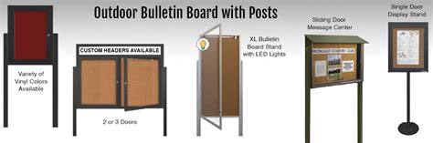 Outdoor Bulletin Board Display Stands Displays4sale