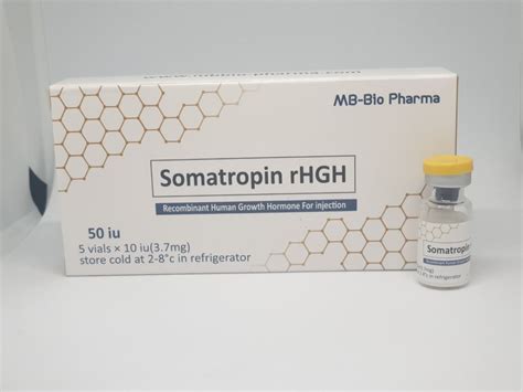 Somatropin Rhgh 1 Box 5 Vial 50 Iu1 Vial 10iu Mbbioshop