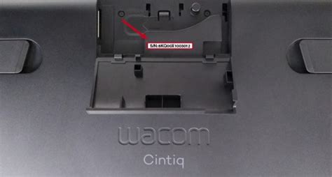 Where Can I Find The Model Number And Serial Number Of My Wacom Device