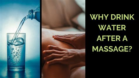 Why Drink Water After A Massage Solid Massage
