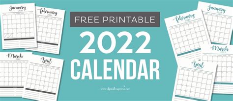 Monthly 2021 Calendar 2022 Printable Pdf Printable 2022 Word Calendar