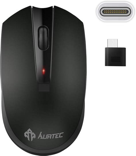 Type C Wireless Mouse Aurtec 24ghz Usb C Wireless Mice For Chromebook