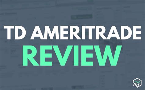 And we encourage you to thoroughly research any. TD Ameritrade Review - Commissions, Platforms, and Service ...
