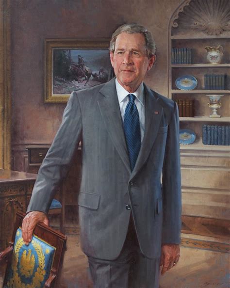 Background Information On The Presentation Of Portraits Of President George W Bush And Mrs