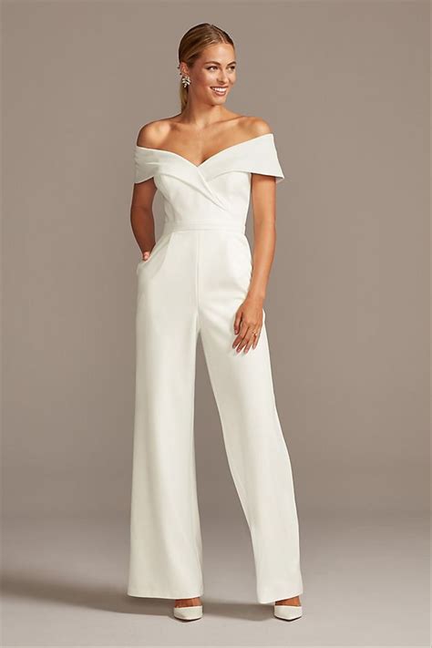 33 White Jumpsuits For Weddings Elopements And Minimonies Weddingwire