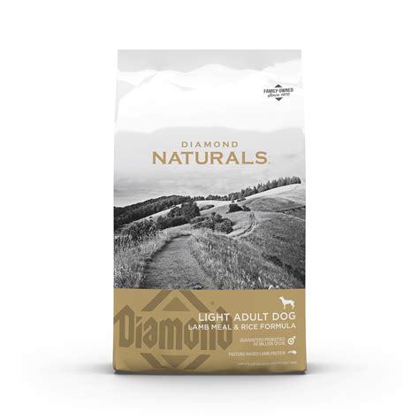 Feed it with a formula that contains necessary amount of calories to fuel its energy. Light Adult Dog Lamb Meal & Rice Dog Food | Diamond Naturals