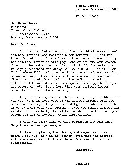 Contact information the first section of a letter of application should include your contact information Proper Letter Format - Slim Image
